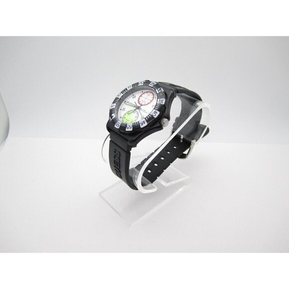 Vtg Men's Guess Quartz WR Analog 38mm Dial Causal Round Watch (F41) - Picture 7 of 12